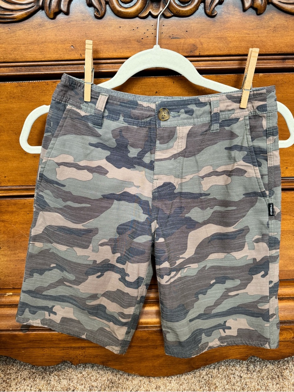 Boy’s O’Neill Hybrid Camo Swim Shorts
